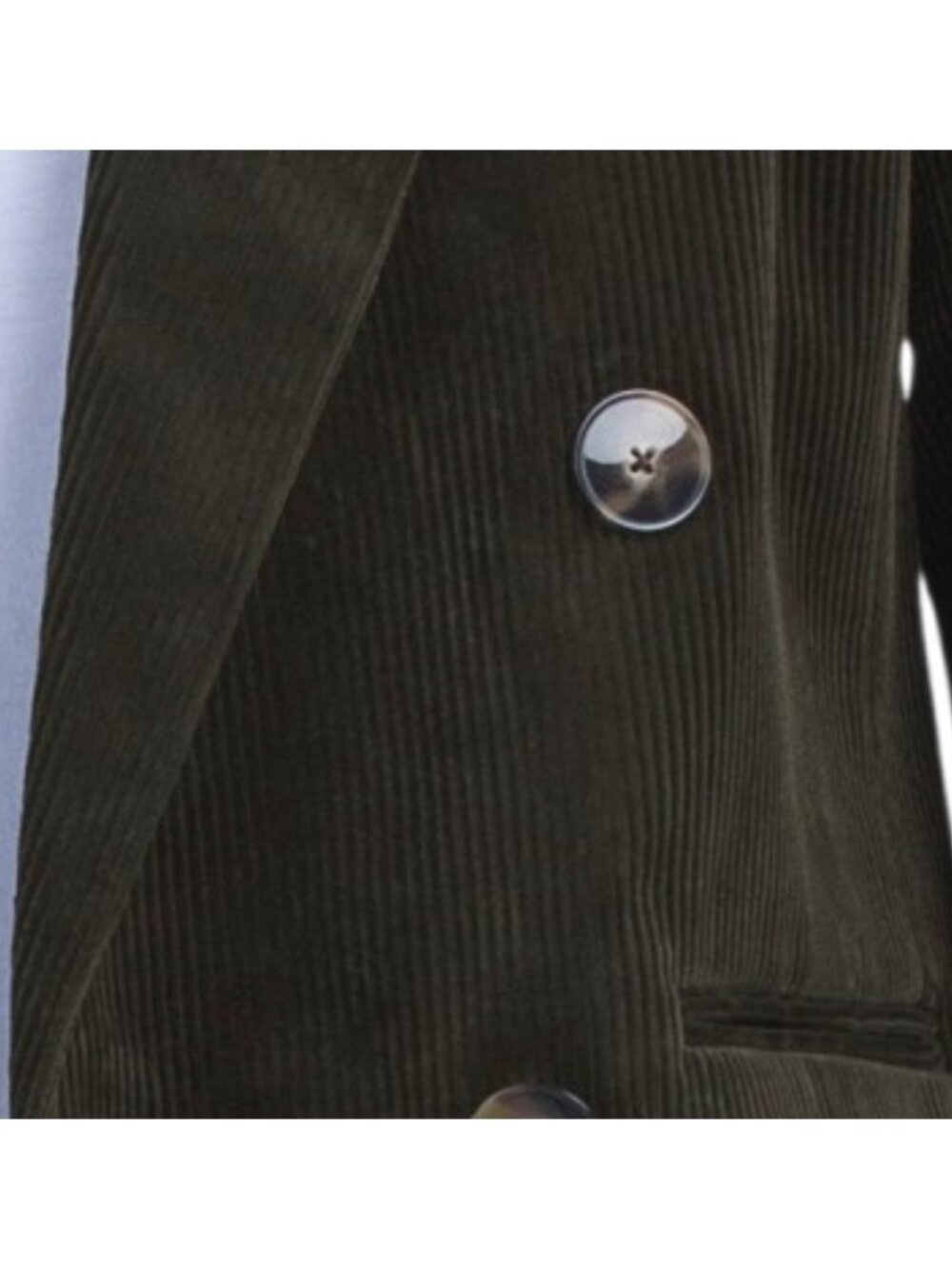 ELIE TAHARI Double Breasted Tailored Corduroy Jacket - Picture 4 of 4